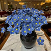 3/8pcs Handmade Ceramic Forget-Me-Not Flowers. Fade-Resistant And Timeless Indoor/Outdoor Home Decor. Ideal Gift For Valentine's Day, Christmas, And Mother's Day. Also Suitable For Holiday Decoration, Interior Design, And Artistic Home Arrangement.